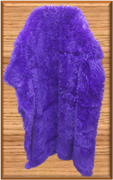 Покривало/плед травка Koloco Фіолетовий, 220х240 см., Двоспальний, Двоспальний євро