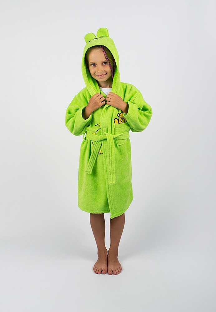 Дитячий халат Lotus 3-4 роки Вінні Пух салатовий