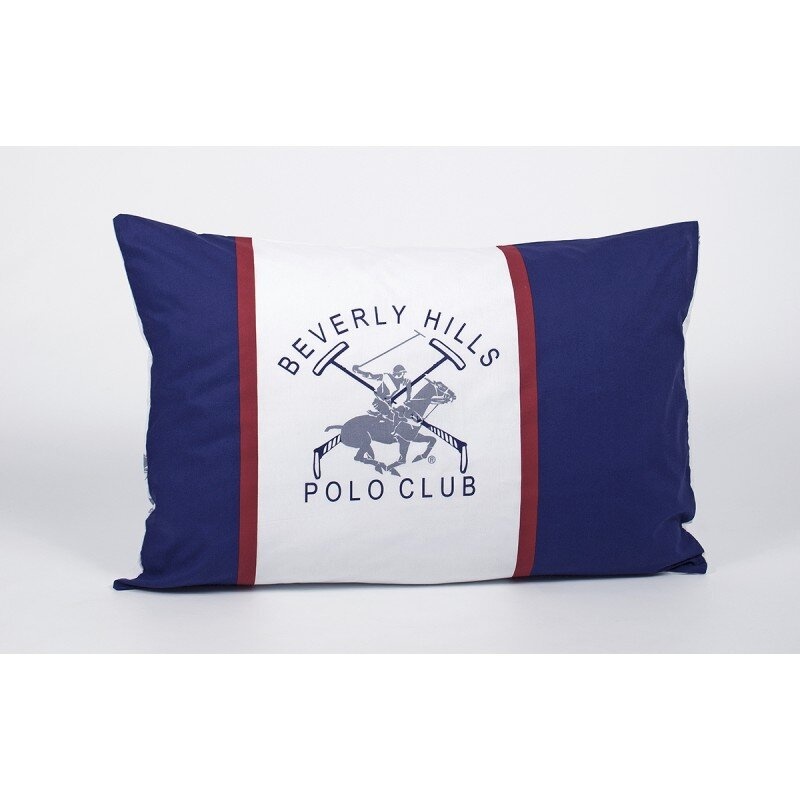 Наволочки Beverly Hills Polo Club - BHPC 001 Dark Blue 50х70 - 2 шт, Синій, 50х70 см.