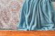 Набір постільної білизни з пледом Karaca Home - Fiorela petrol синій, Євро, 240х260 см., 200х220 см., 1, 50х70 см., 2, Плед 200х220 см. - 100 % поліестер