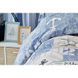 Постільна білизна Karaca Home - Sandes indigo 2019-2, Полуторний, 180х240 см., 160х220 см., 50х70 см.