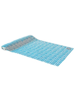 Доріжка на стіл Прованс Блакитна клітинка #Andre Tan, Голубий, 40х140 см., Прямокутні