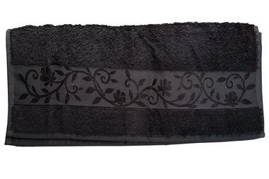 Рушник Hanibaba темно-серый 50х90 см.