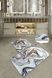 Коврик Chilai Home BLUR 2 LI SET , Голубий