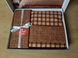 Постільна білизна Cotton box RANE KAHVE, Євро, 240х260 см., 200х220 см., 1, 50х70 см., 2