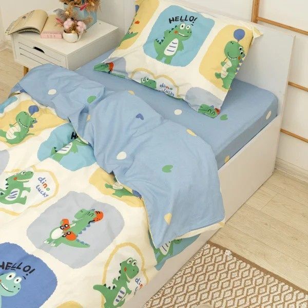 Постільна білизна підліткова Viluta Сатин Twill 732, Полуторний, 150х220 см., 143х210 см., 1, 50х70 см., 1
