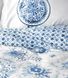 Постільна білизна Karaca Home ранфорс - Felinda mavi 2019-2 блакитний, Полуторний, 180х240 см., 160х220 см., 1, 50х70 см., 1