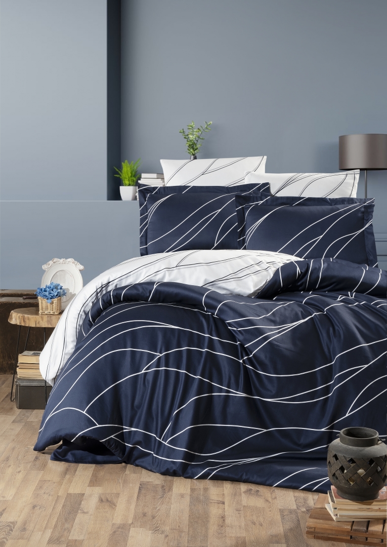 Постільна білизна First Сhoice mesi navy blue