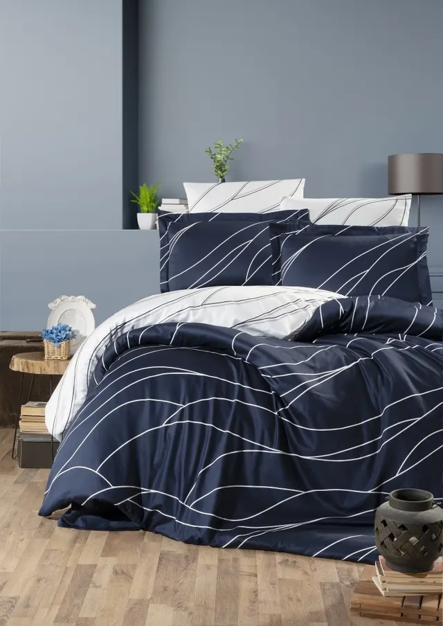 Постільна білизна First Сhoice mesi navy blue