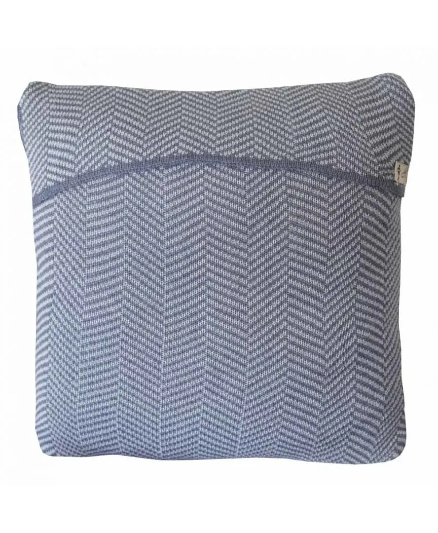 Наволочка Прованс в'язана Жакардова British Grey 45*45
