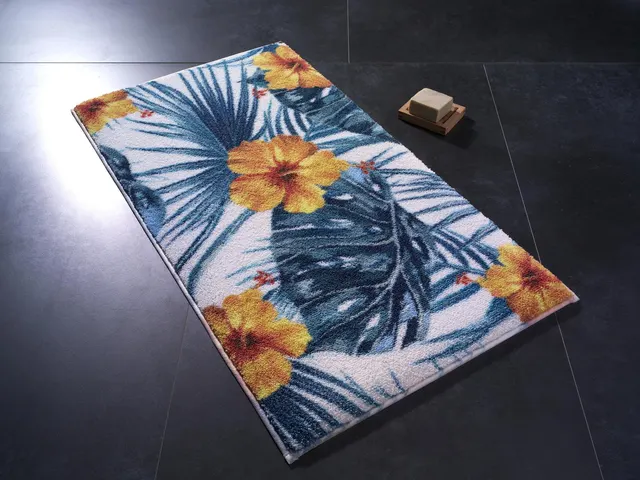 Килимок для ванни Confetti Hibiscus Turuncu 50*57