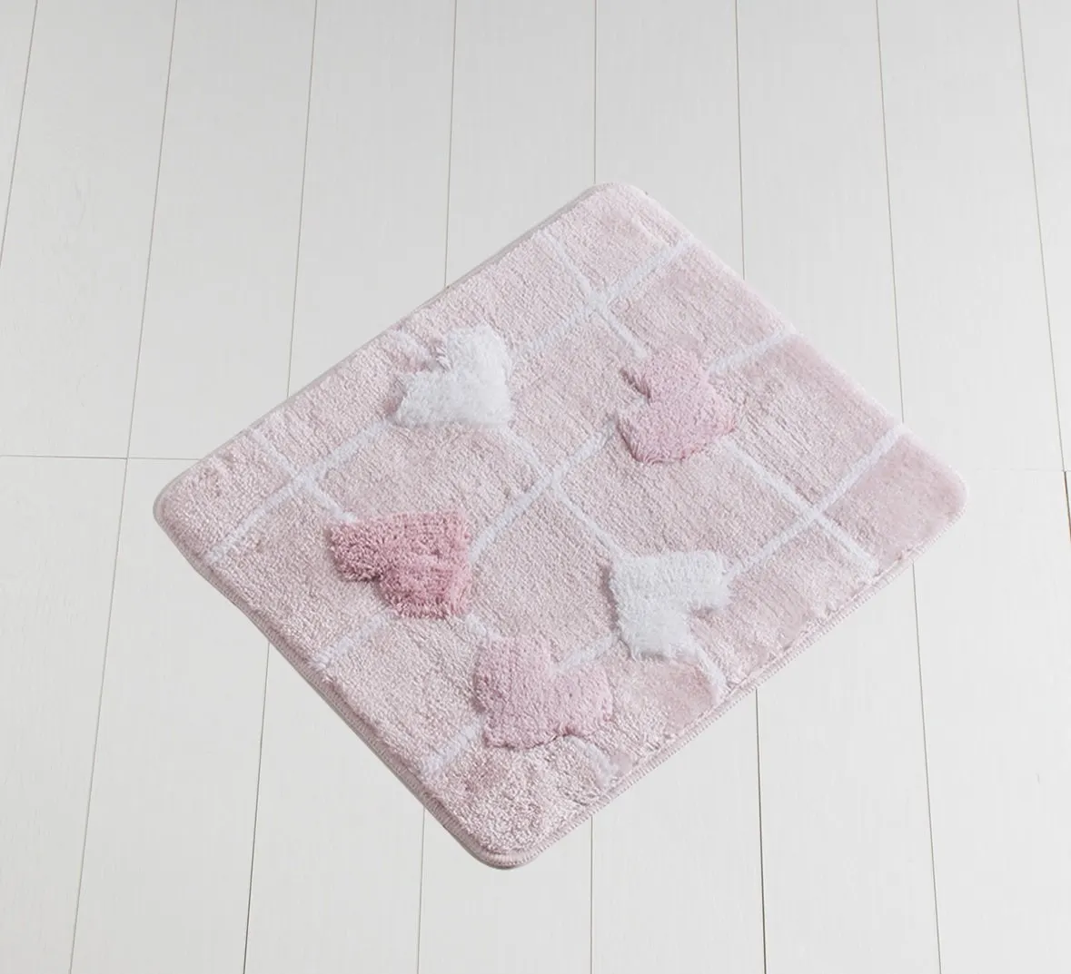 Килимок для ванни Chilai Home Kalbim Pembe 50х60