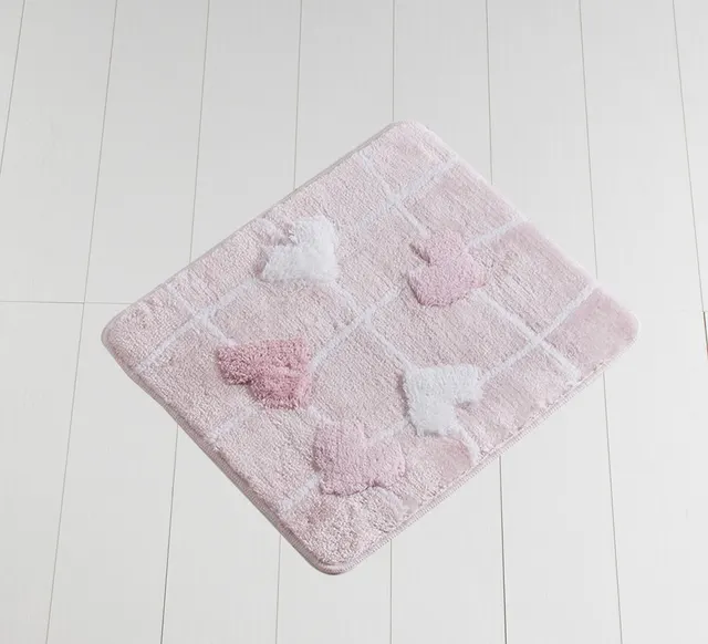Килимок для ванни Chilai Home Kalbim Pembe 50х60