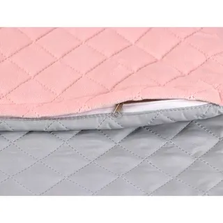 Чохол на подушку РУНО Pink and Grey ромб
