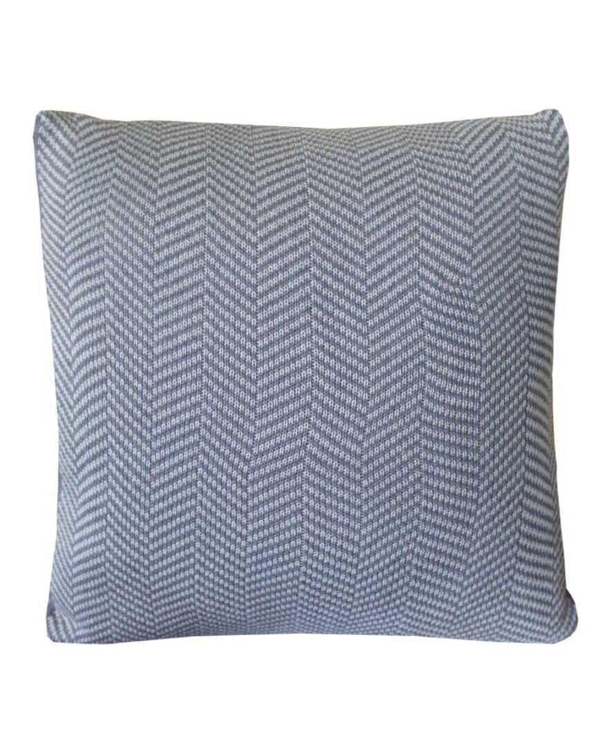 Наволочка Прованс в'язана Жакардова British Grey 45*45