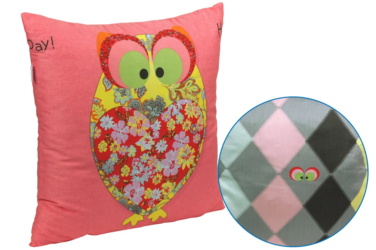 Подушка РУНО Owl Red 50х50 см.