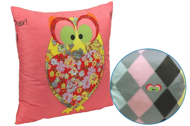 Подушка РУНО Owl Red 50х50 см.