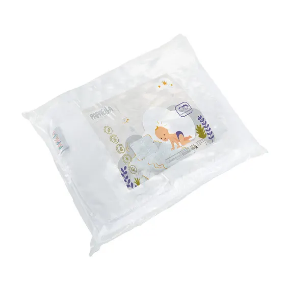 Ковдра дитяча у ліжечко IDEIA Comfort PAPAELLA (зигзаг/білий)