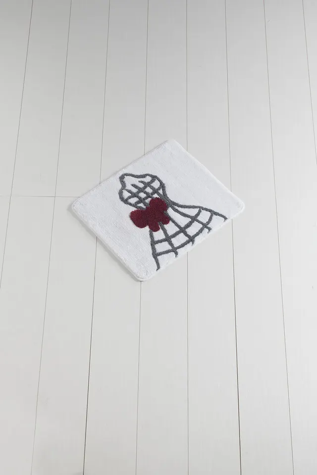 Килимок для ванни Chilai Home Elbise White 50х60