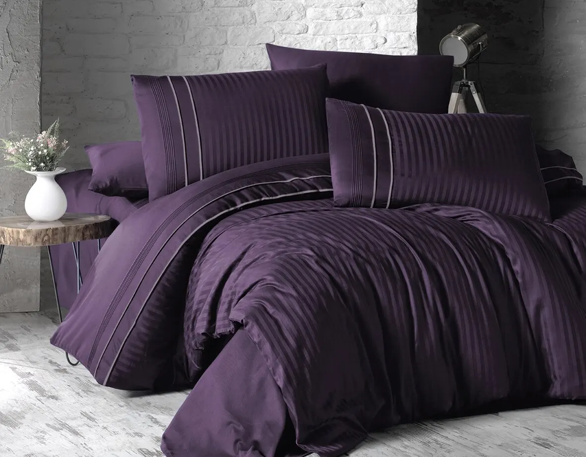 Постільна білизна First Choice stripe style mor