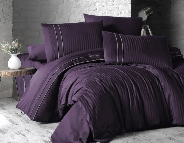 Постільна білизна First Choice stripe style mor