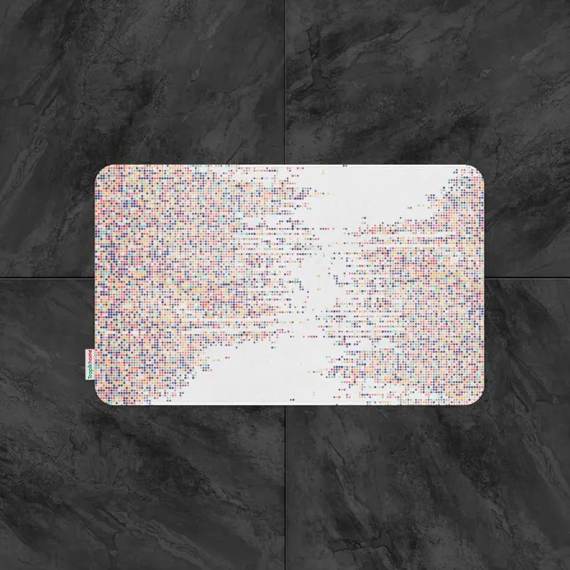 Килимок для ванни Tabe Dotted 60х100 см.