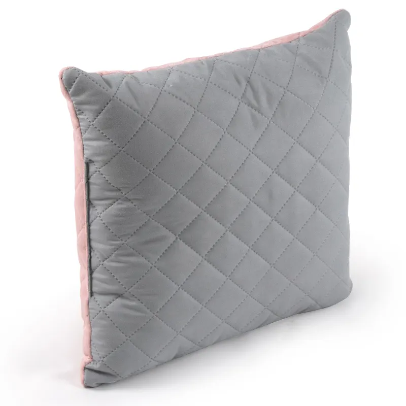 Подушка декоративна РУНО Pink and Grey ромб