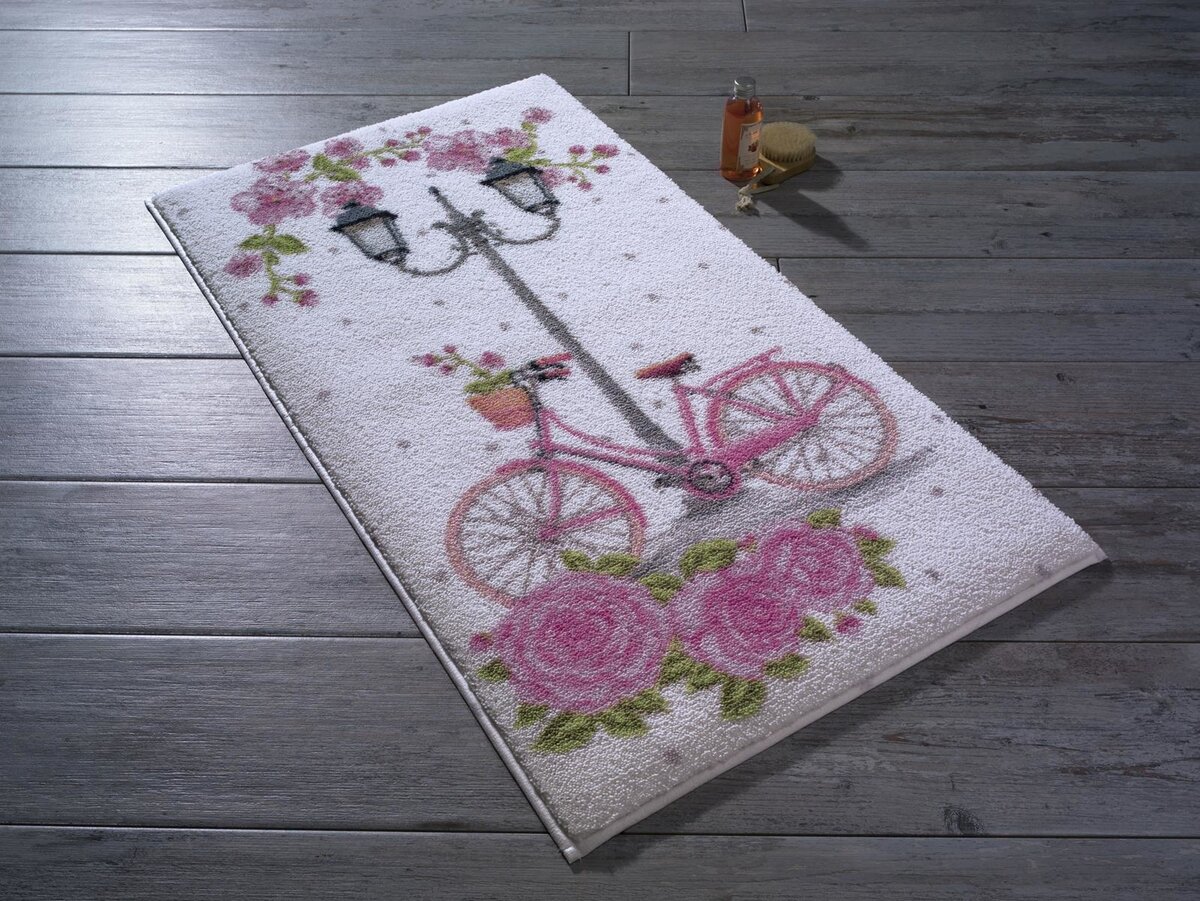 Коврик для ванни Confetti Romantic bike pembe 80*140