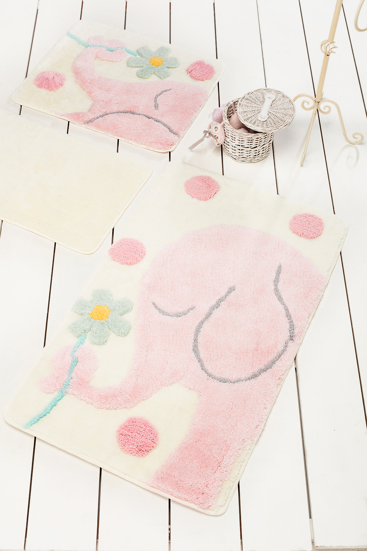 Килимок для ванни Chilai Home Buyuk Fil Pink