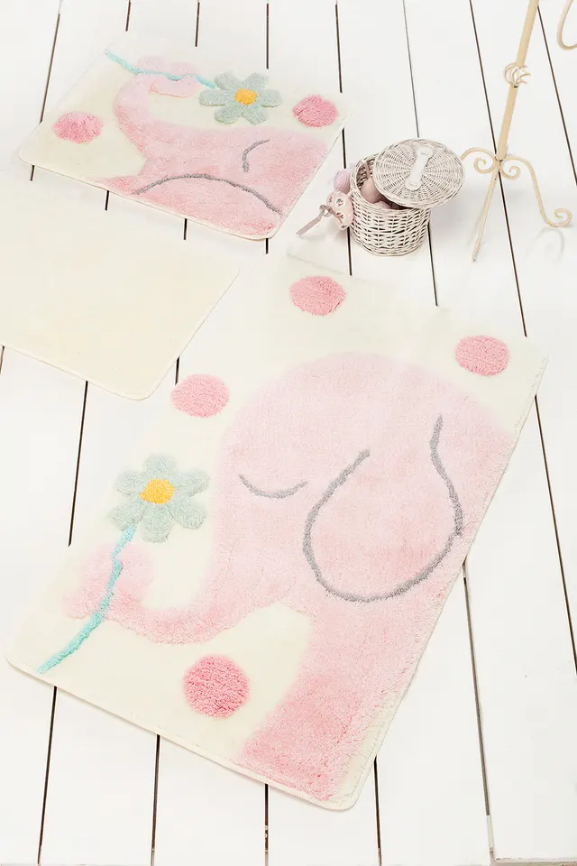 Килимок для ванни Chilai Home Buyuk Fil Pink