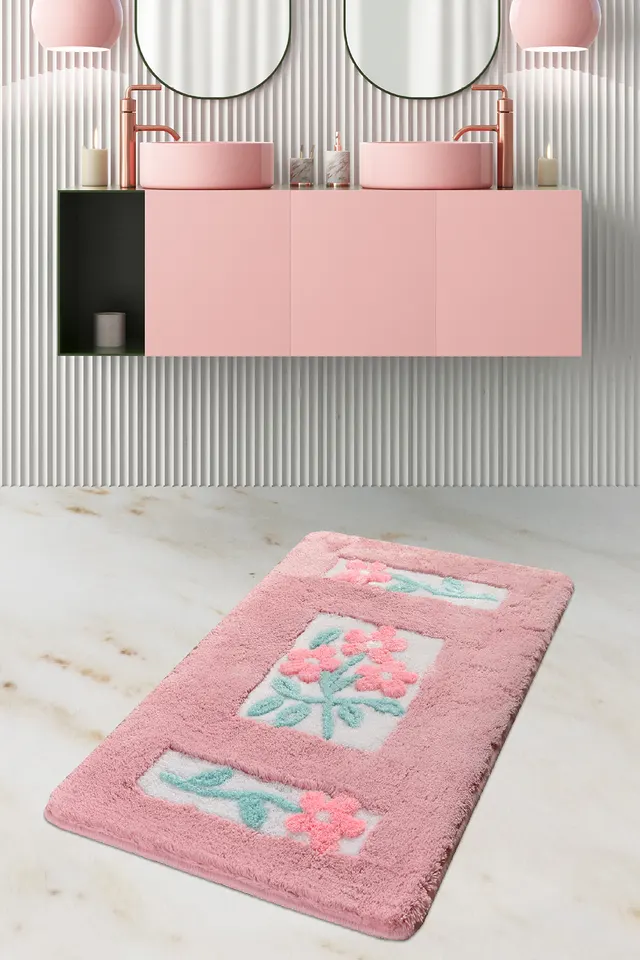 Килимок для ванни Chilai Home LINDA PEMBE 60х100 см.