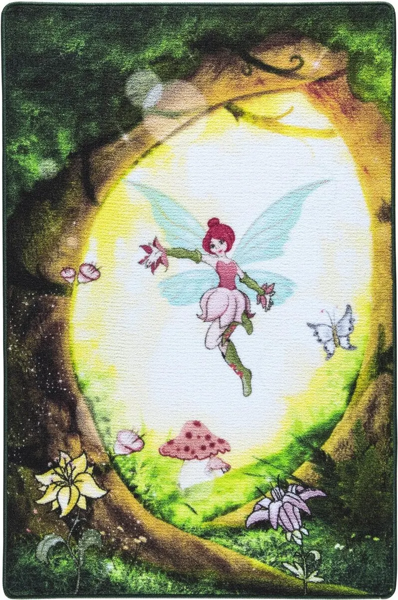 Килим в дитячу кімнату Confetti Fairy Forest Yesil 100x150