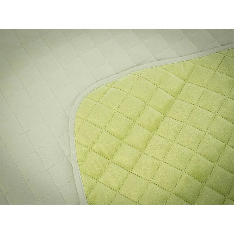 Покривало стьобане Руно Olive Green ромб