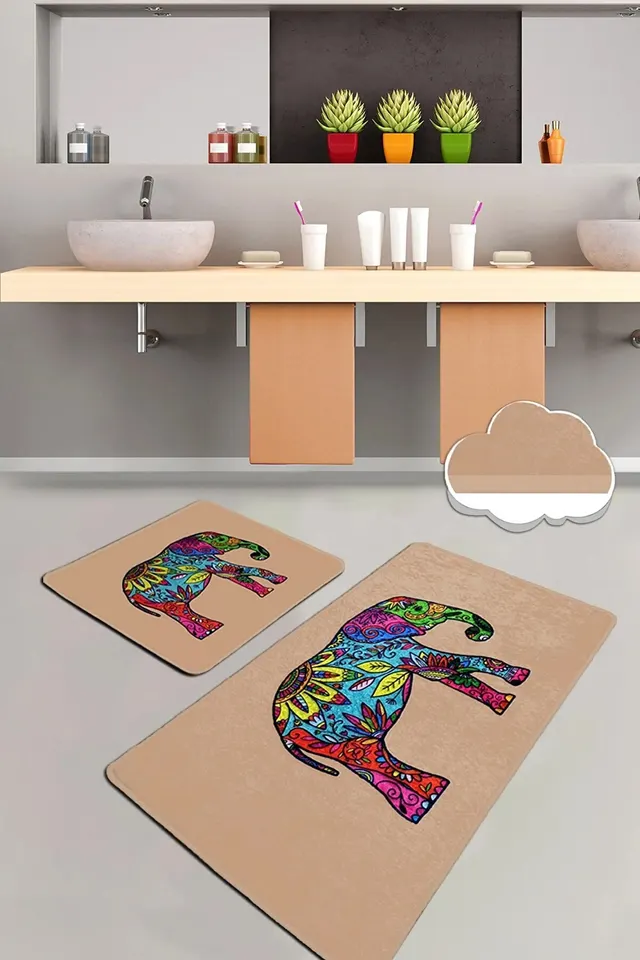Коврик Chilai Home OLIFANT BEJ 2 LI SET