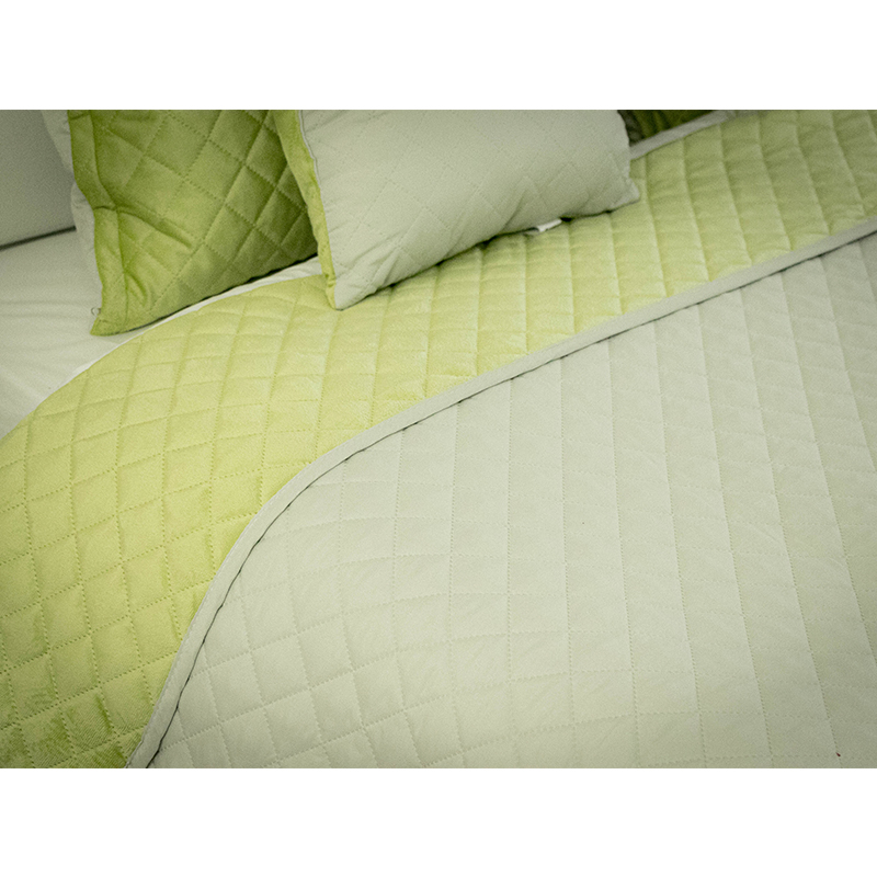 Покривало стьобане Руно Olive Green ромб