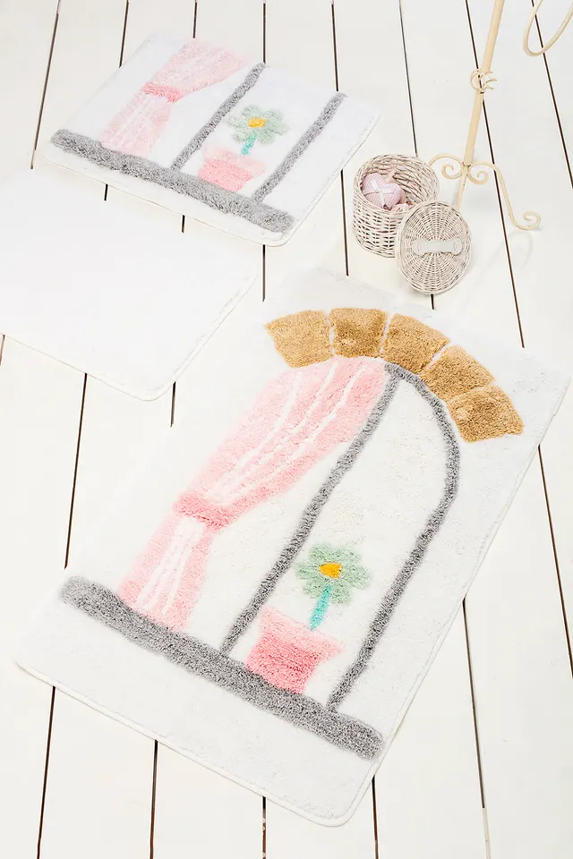 Килимок для ванни Chilai Home Bodrum White