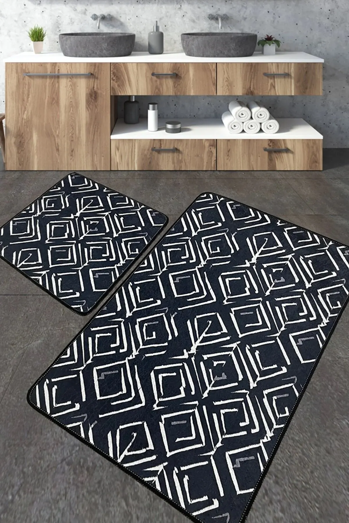 Коврик Chilai Home CENERO BANYO HALISI DJT 2Lİ