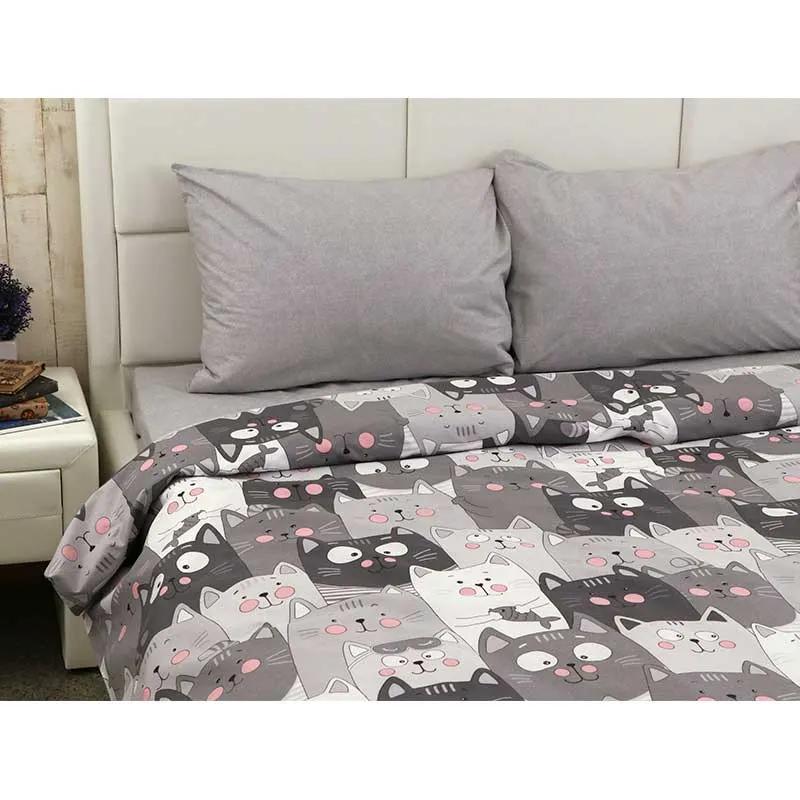 Постільна білизна РУНО Grey Cat пр.200х220