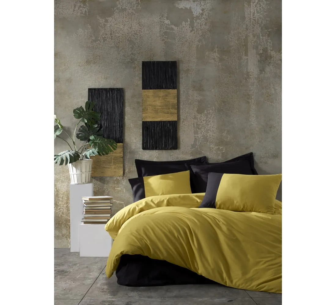 Постільна білизна Cotton Box Plain Hardal Siyah