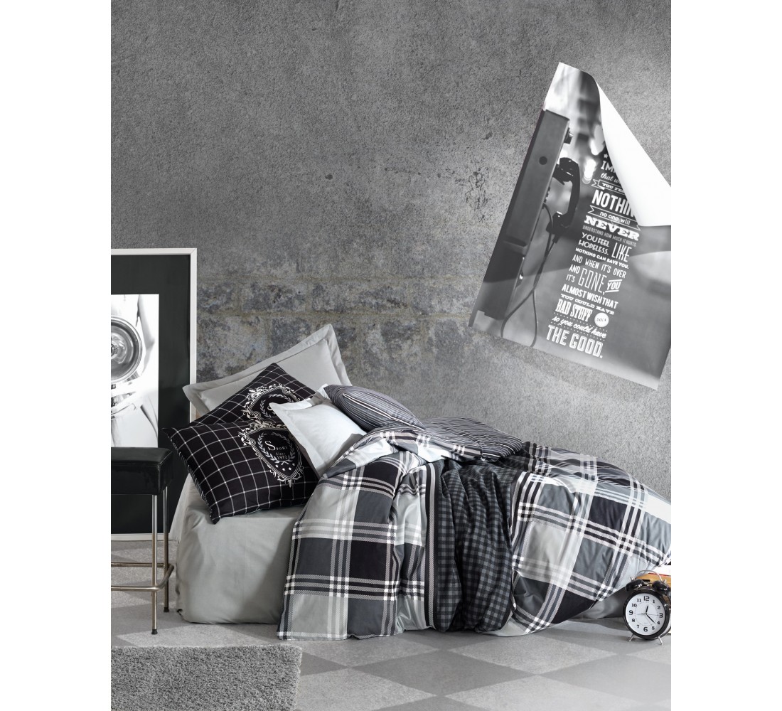 Постільна білизна Cotton box Masculine Ramos Antrasit