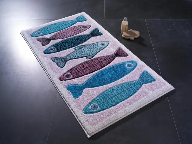 Килимок для ванни Confetti Fishy Pembe 50*57