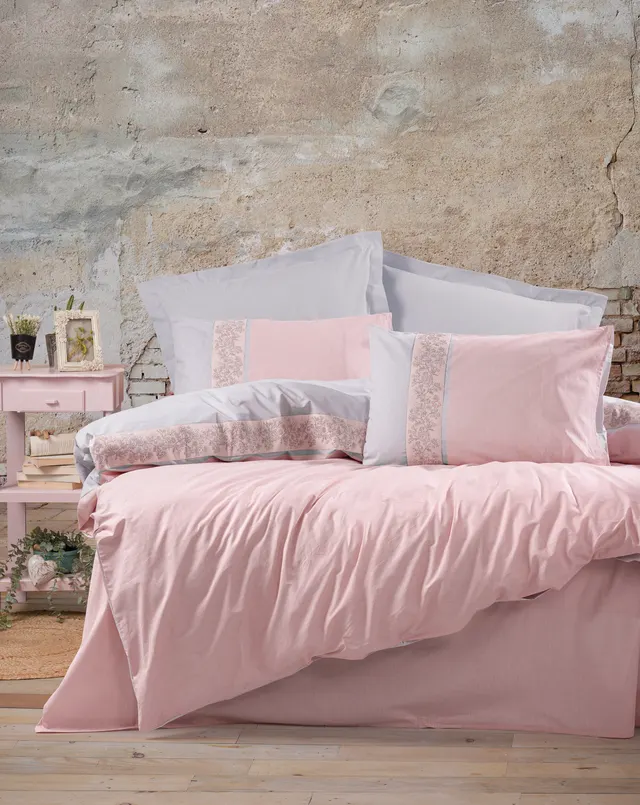 Комплект постільної білизни Cotton box MILA PEMBE