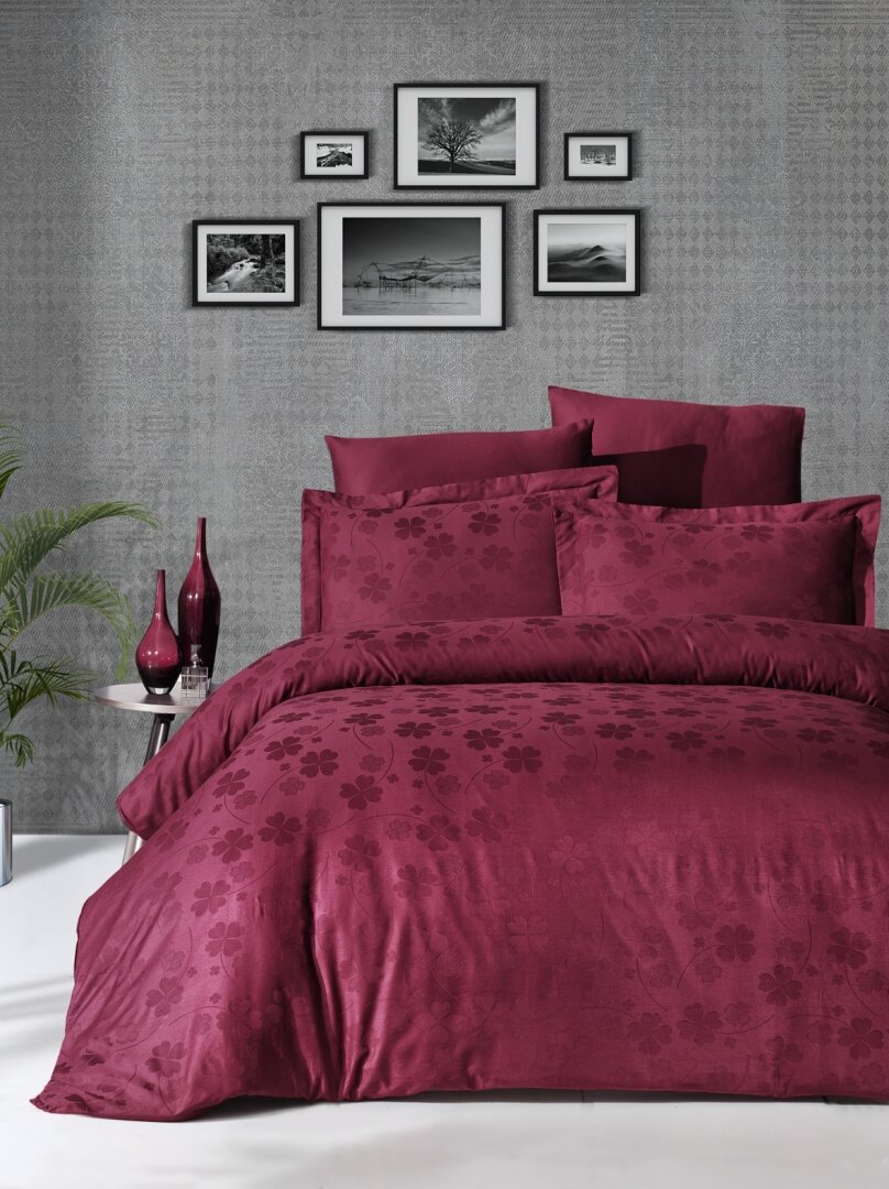 Постільна білизна First Сhoice clover bordo
