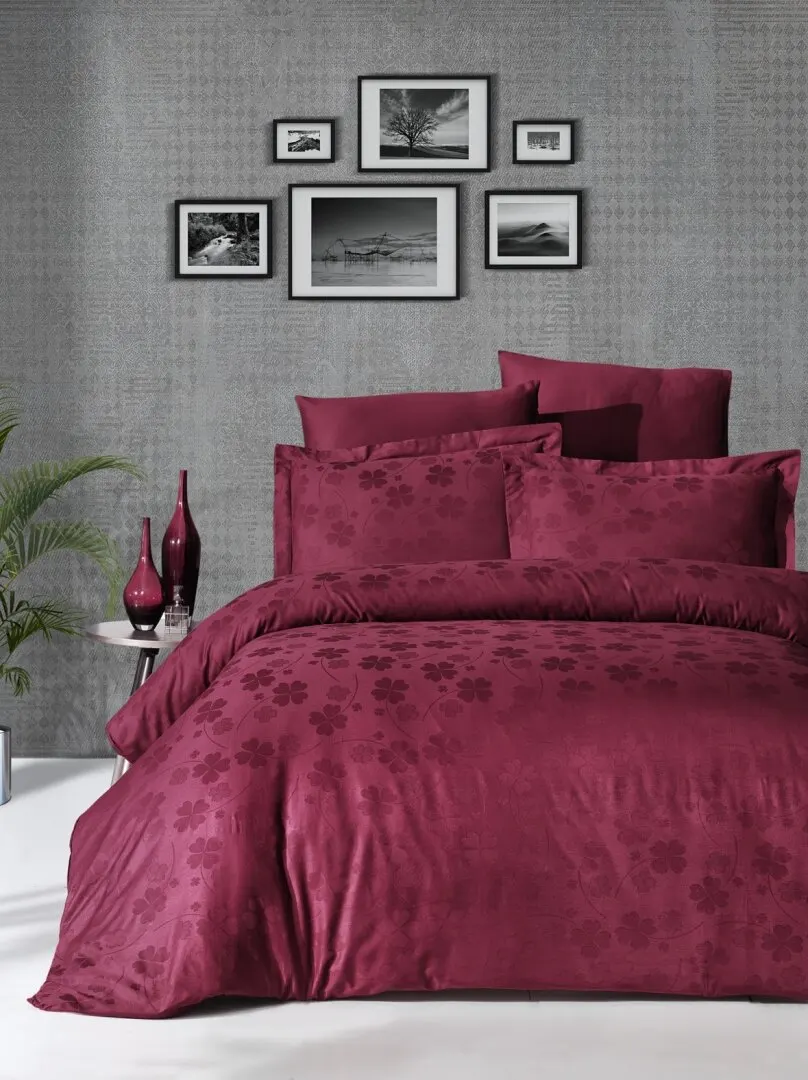 Постільна білизна First Сhoice clover bordo