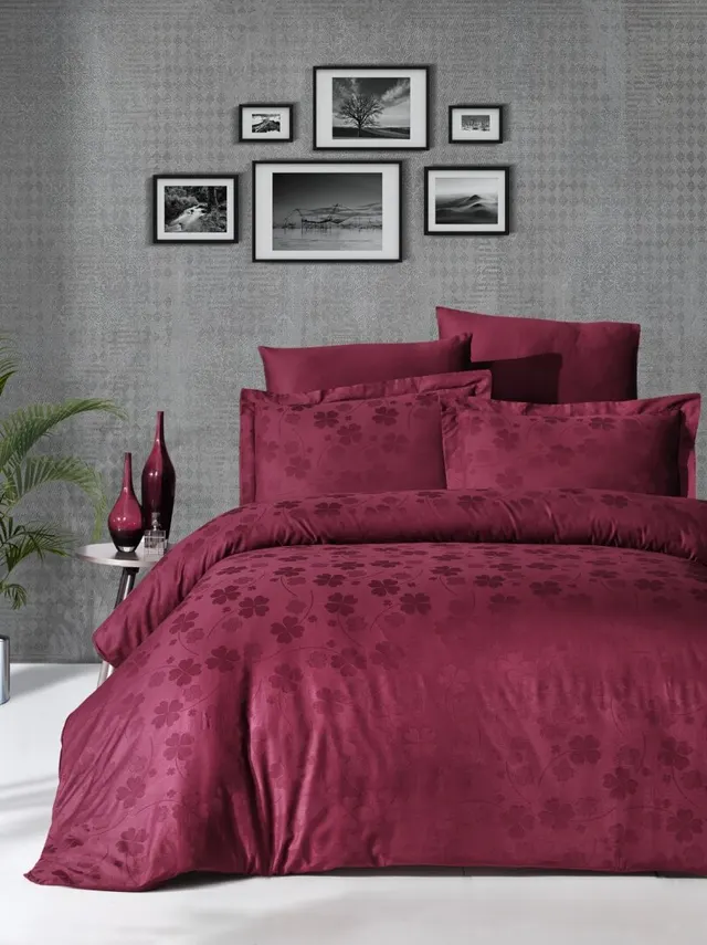 Постільна білизна First Сhoice clover bordo