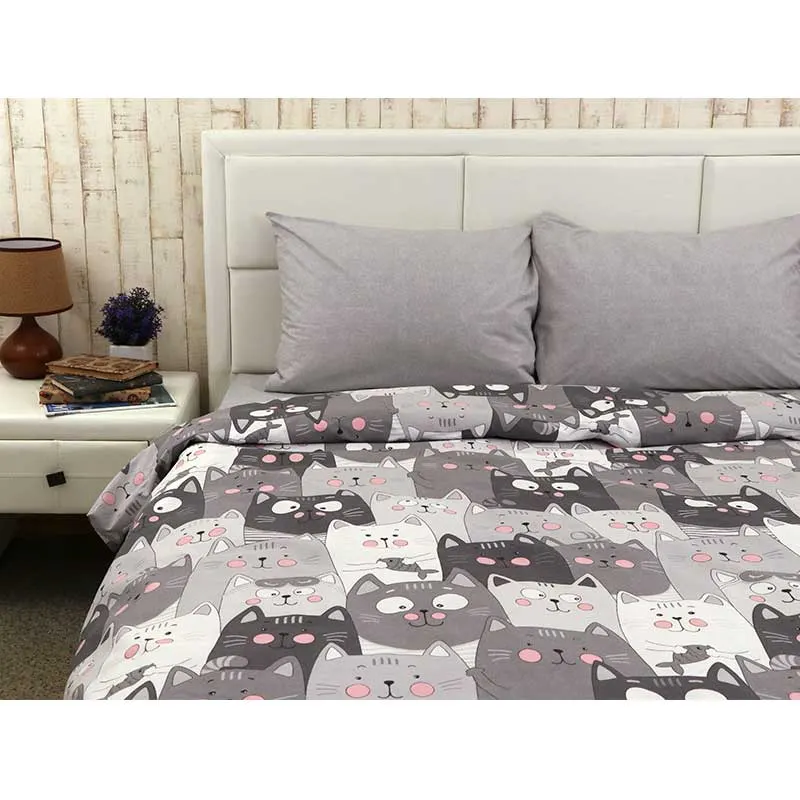 Постільна білизна РУНО Grey Cat пр.200х220